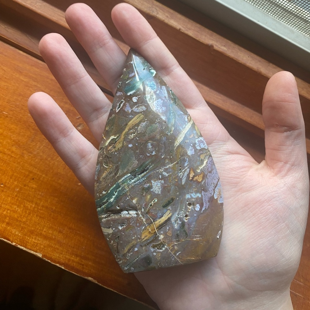 Jasper point tower crystal stone
